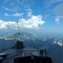 Flugwegposition um 14:11:54: Aufgenommen in der Nähe von Tragöß-Sankt Katharein, Österreich in 2516 Meter